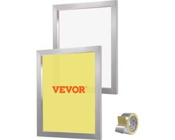 VEVOR Zeefdruk Kit 2 Stuks Aluminium Zeefdruk Frames 20