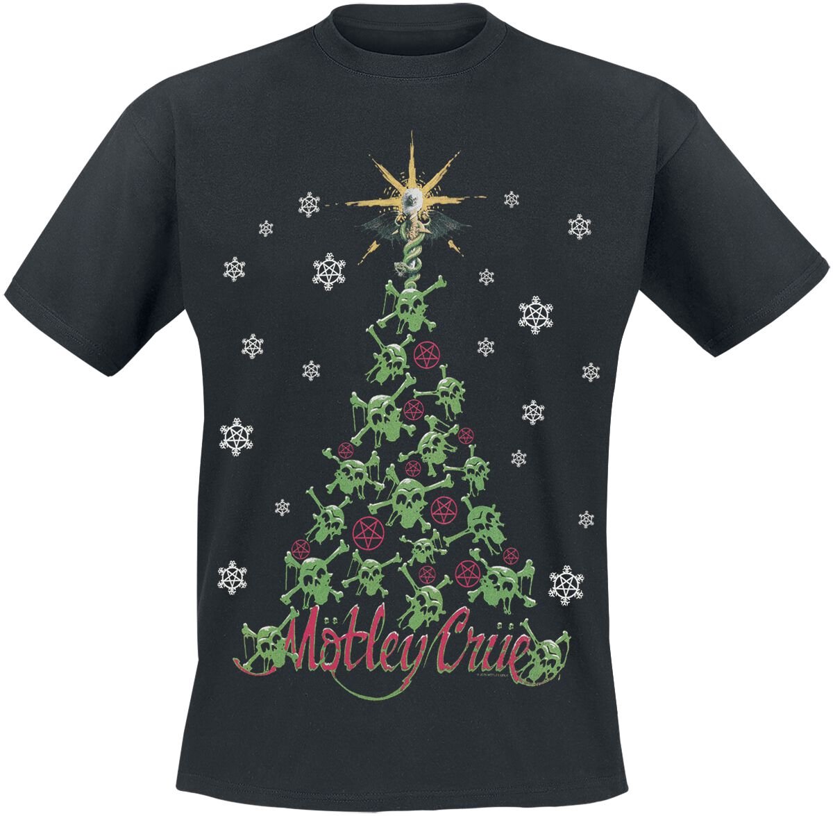 Motley Crue All I Want For Christmas Is Crue Heren T-shirt - zwart - L