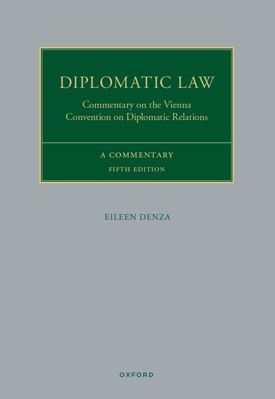 Oxford Commentaries on International Law- Diplomatic Law - cover