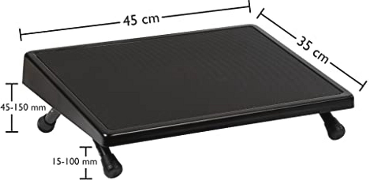 Ergonomische Voetensteun met Antislip Rubber en Verstelbare Hoogte