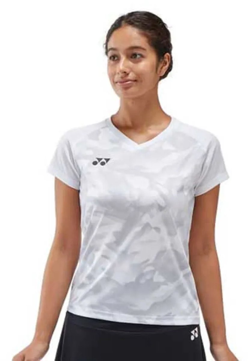 Yonex Yw0033ex Korte Mouw Poloshirt Wit L Vrouw