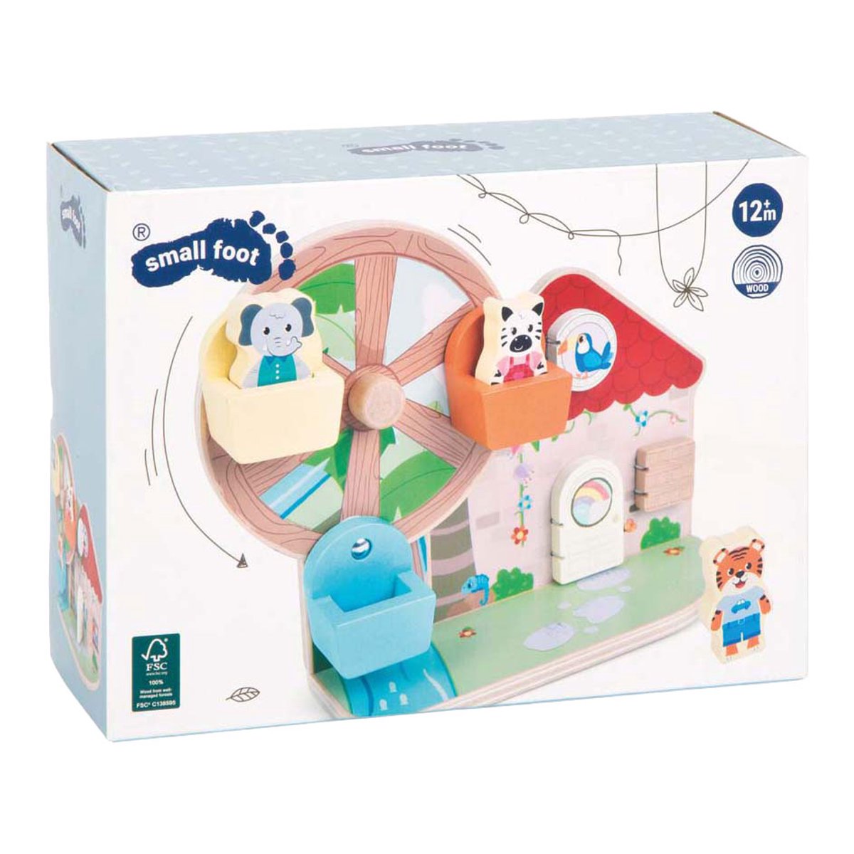 Small Foot - Houten Reuzenrad FSC Jungle Friends