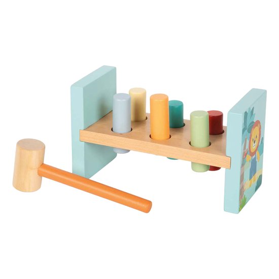 Small Foot Boulespel – 8 Houten Ballen + 1 Doelbal – FSC 100% Gecertificeerd – Buitenspel Voor Het Hele Gezin – Vanaf 5 Jaar
