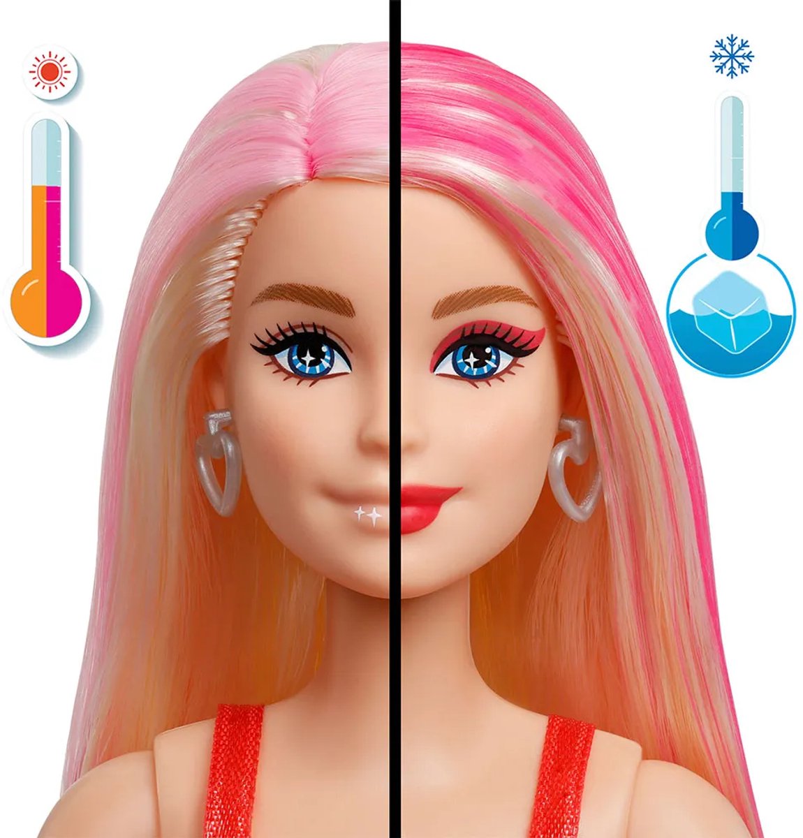 Barbie Uitpakparty Chic Feestje Serie - Pop met Rode Glitters — afbeelding 3