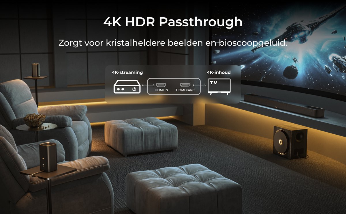 ULTIMEA Skywave X50 Professionele Soundbar met Dolby Atmos, - afbeelding 2