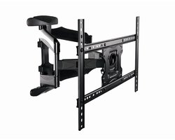 Gembird Full Motion TV Muurbeugel voor 32''-75'' Schermen, Dubbele Arm, Tot 45 kg, VESA 600x400 mm, Inclusief Montagekit en Kabelbeheer - Veelzijdige en Robuuste Muurbevestiging