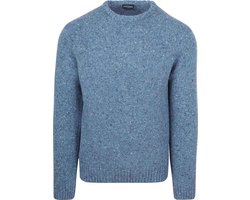Pull en Eco Wool Blauw Trui Donnegal Tweed - Taille L - Homme