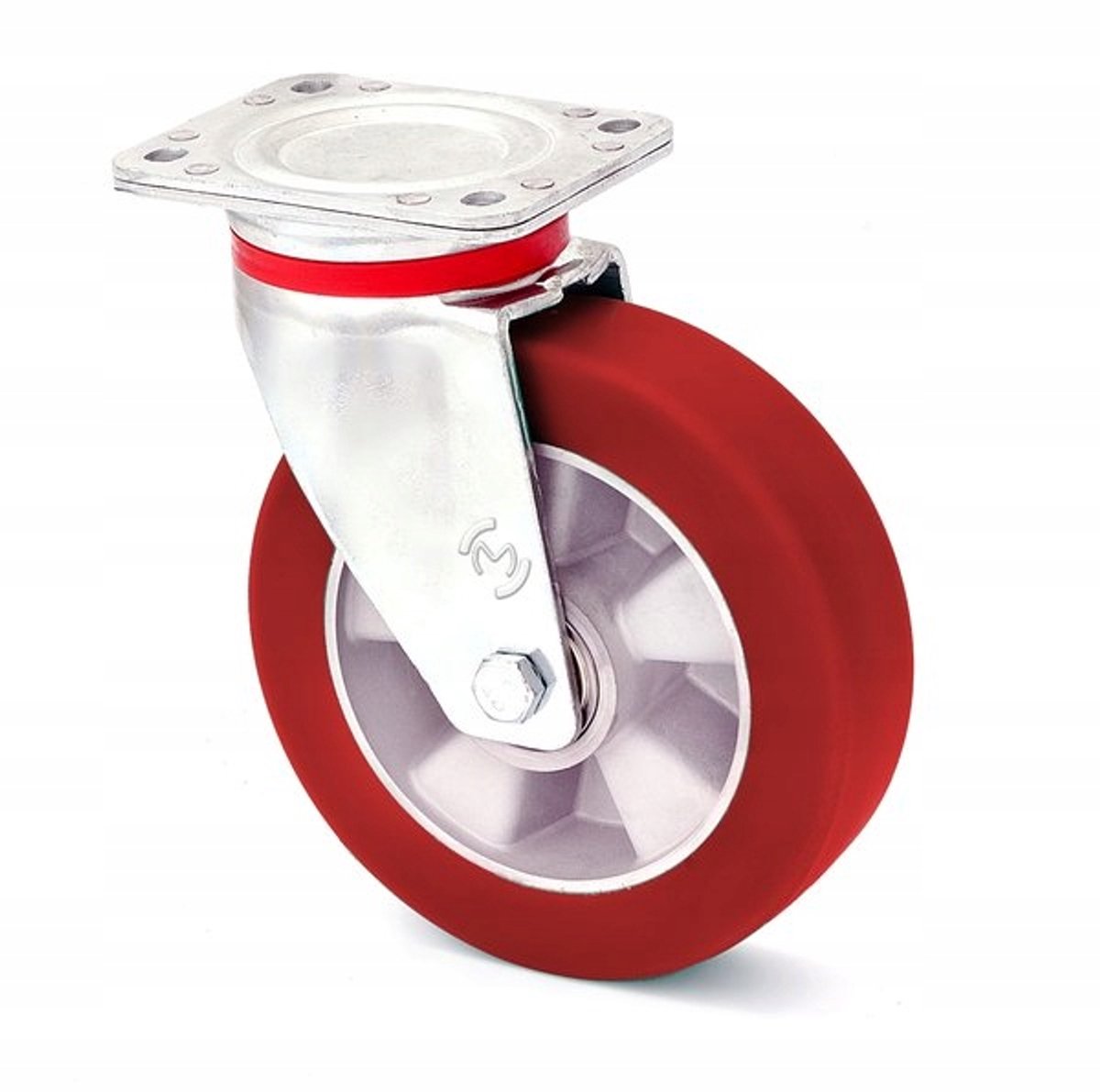 Wiko Zwenkwiel Aluminium-Polyurethaan 160mm, 550kg Draagvermogen