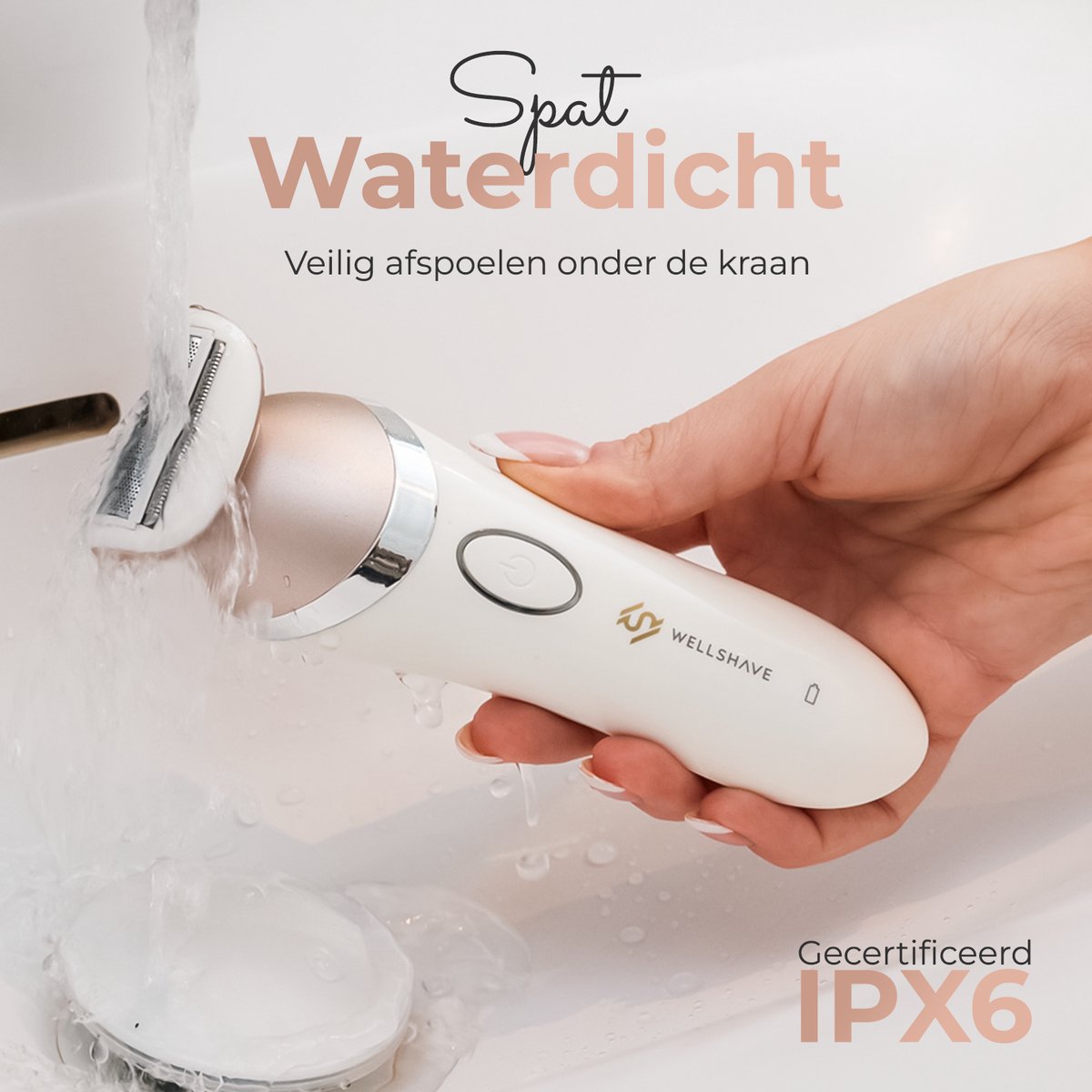 Wellshave 4 in 1 Ladyshave voor Vrouwen - Trimmer voor Vrouwen & Dames - Bikinitrimmer Dames - Scheerapparaat Vrouw thumbnail 6
