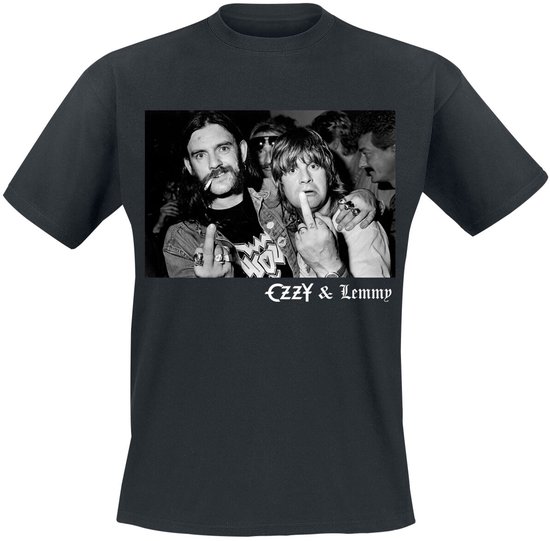 T-shirt homme Ozzy Osbourne Hellraiser - Ozzy & Lemmy - noir - L