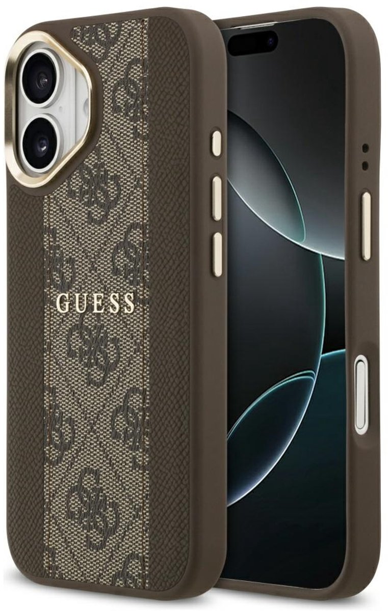 Guess 4G Stripe Magsafe Case Voor Iphone 17 Hoge Bescherming Met Magnetische