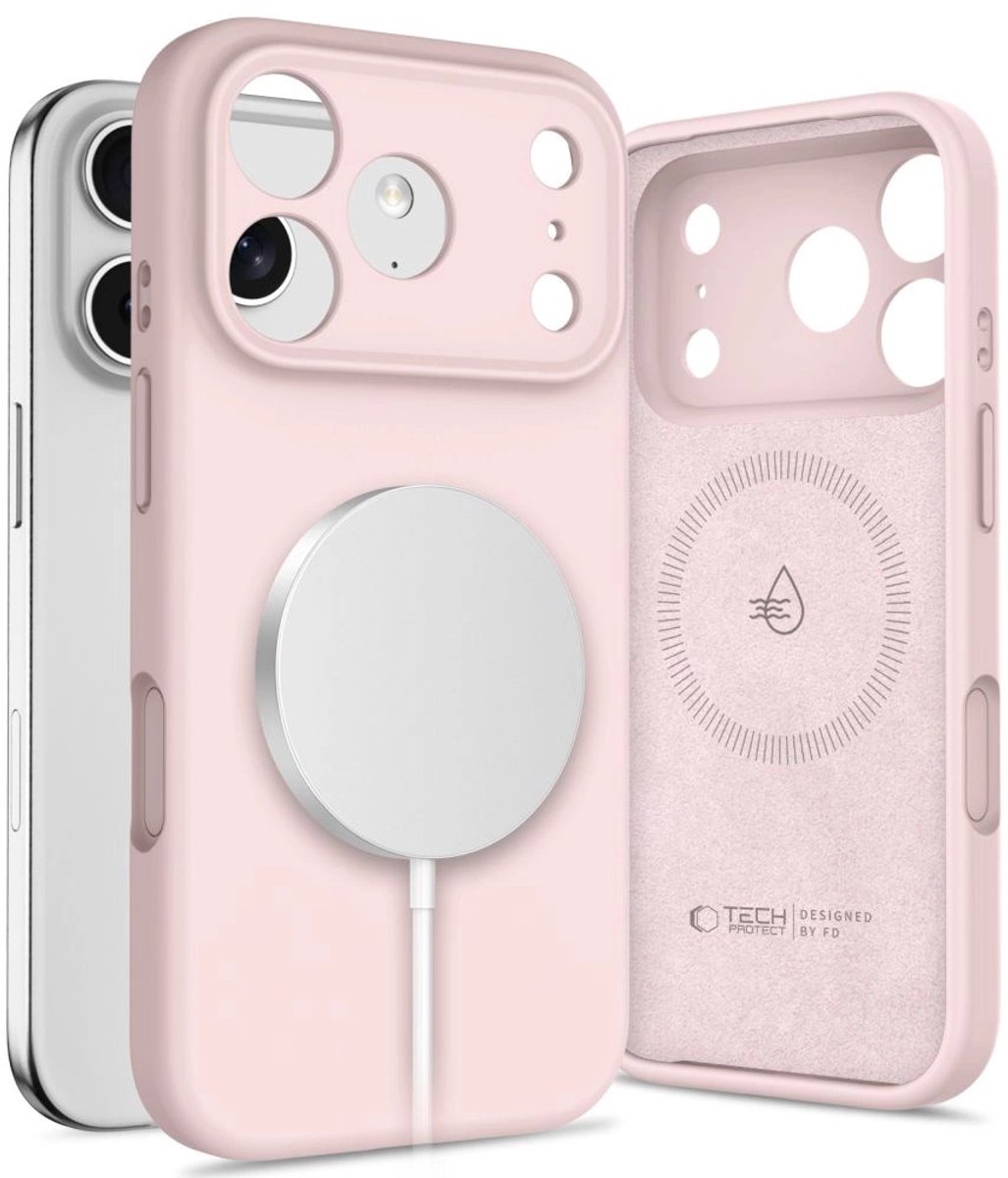 Tech-Protect Siliconen Magsafe Hoesje Voor Iphone 17 Pro Bescherming En Comfort