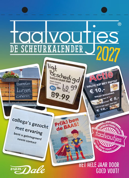 Taalvoutjes scheurkalender 2027