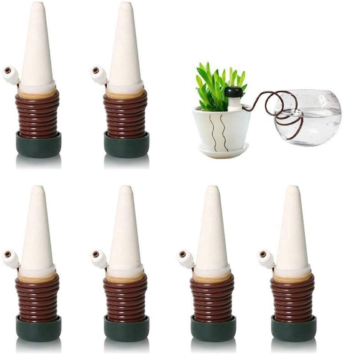 6 Stuks Zelfbewateringssysteem - Waterdruppelaar Voor Planten - Automatisch Druppelsysteem Voor Planten - Bewateringssysteem - Water Druppelaar - Geschikt Voor Kamerplanten