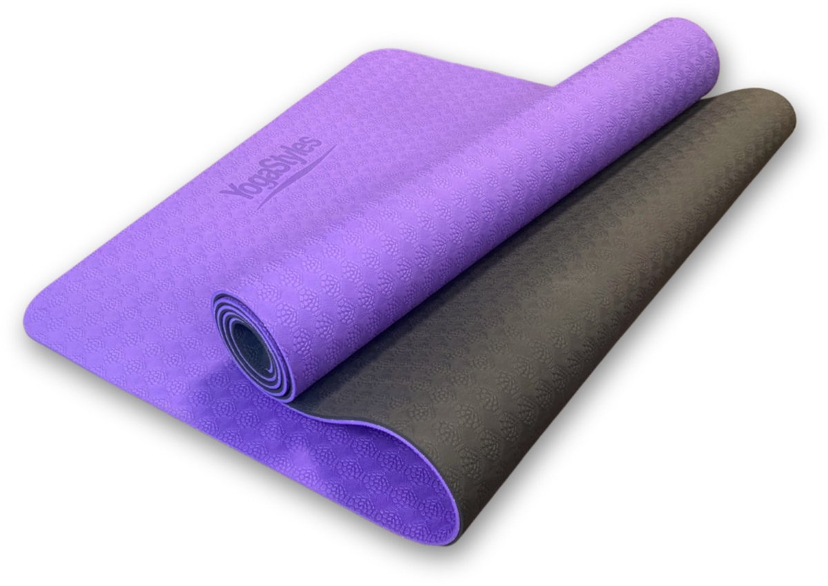 Yogastyles Yogamat TPE Standaard Paars