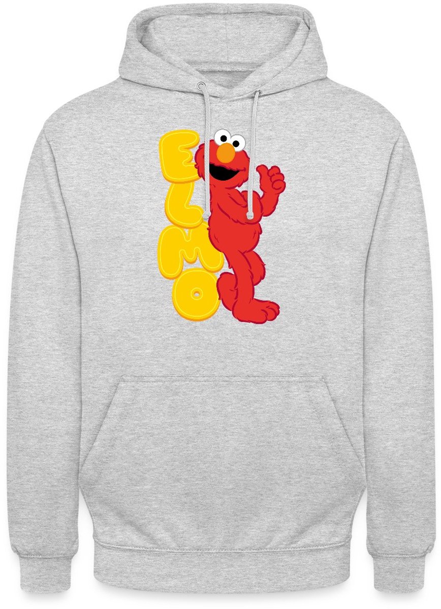 Sesamstraat Elmo Portret Hoodie Unisex