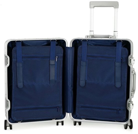 Aluminium Koffer Zilver Kubusschuim Deksel Afneembaar 83 Cm Lange Transportbox 688515162