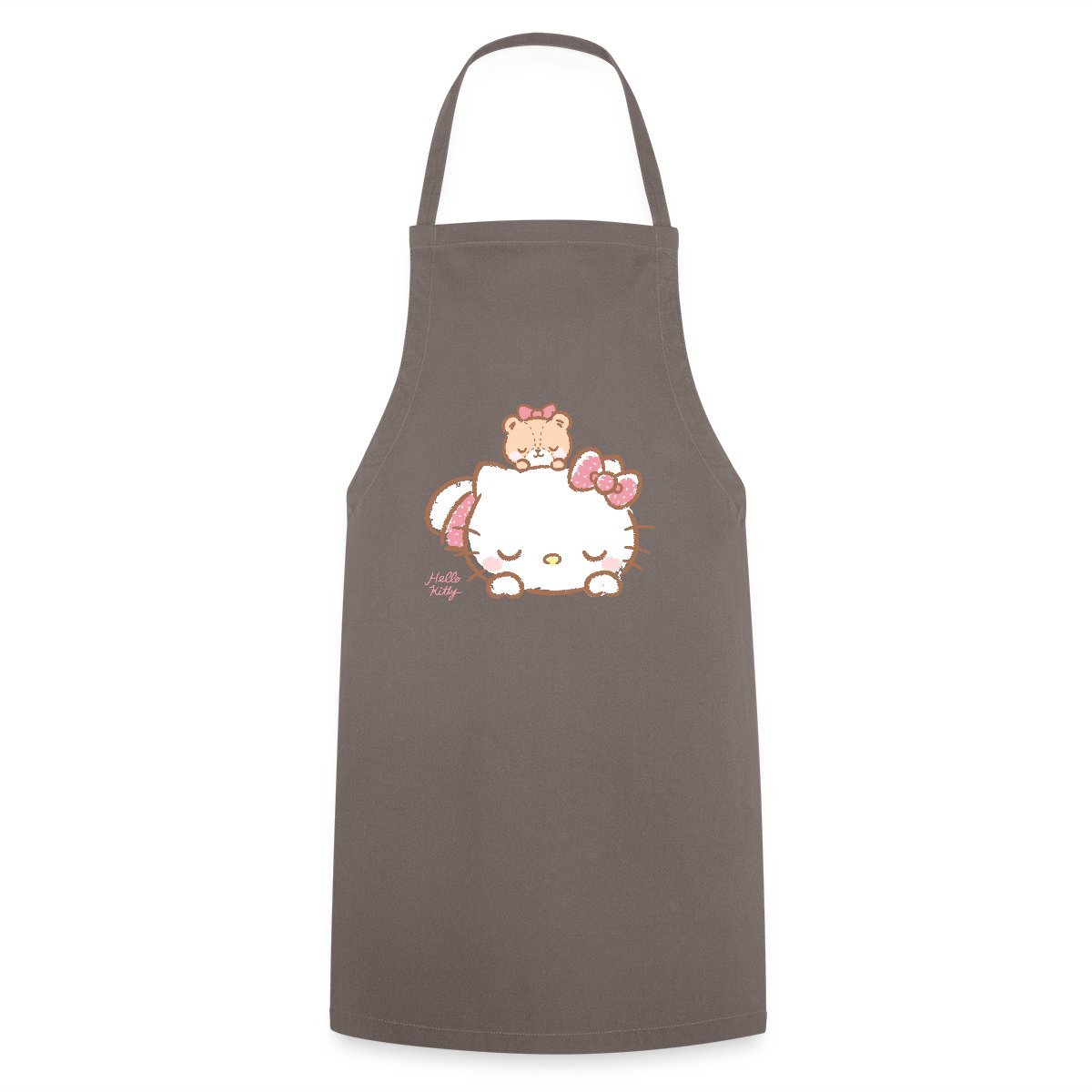 Hello Kitty Met Teddy Op Haar Rug Keukenschort