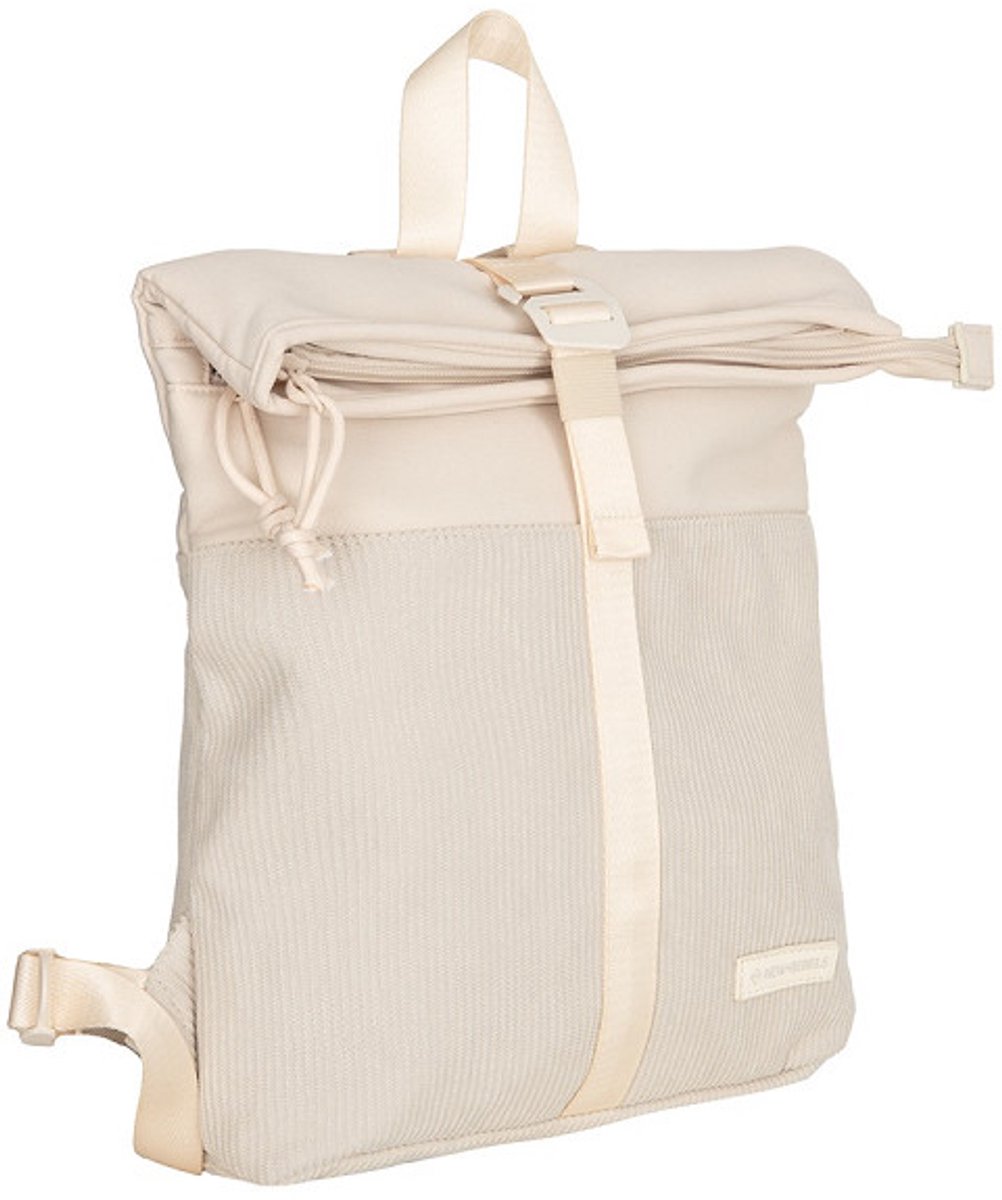 New Rebels Ribbi Los Angeles Rolltop Rugzak Mini Beige - 13 L