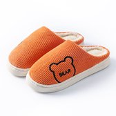 Warme pantoffels - M - 40-41 - Valt klein - geschikt voor een voetlengte van ongeveer 23cm - Warme pantoffels voor in de winter - Katoenen pantoffels voor binnen - Warme producten - Warme pantoffels voor in de herfst en winter