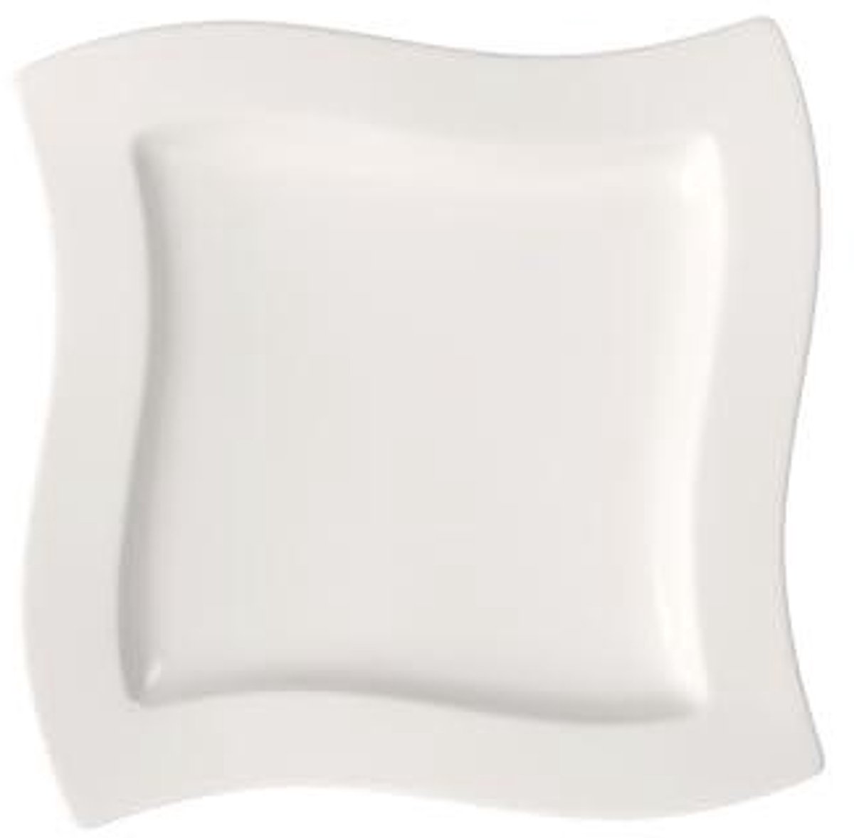 Trendy vierkante dinerplaat 27x27cm