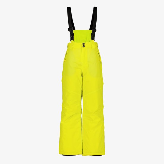 Mountain Peak kinder skibroek bretels 8000 mm waterkolom - Geel - Maat 176