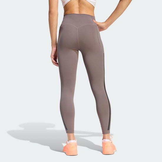 Adidas Performance Optime 3-Stripes 7/8 Workoutlegging - Dames - Bruin van Merkloos — afbeelding 5