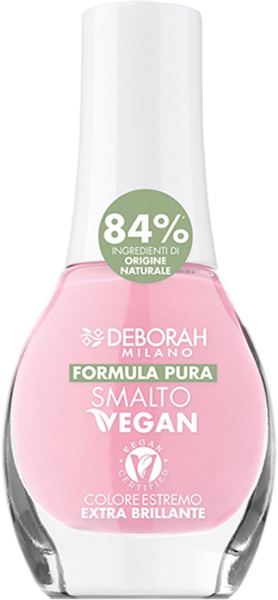 Deborah Milano Formula Pura, 8,5 ml, Roze, Soft Rose, Kleurend, Fles, Borstel