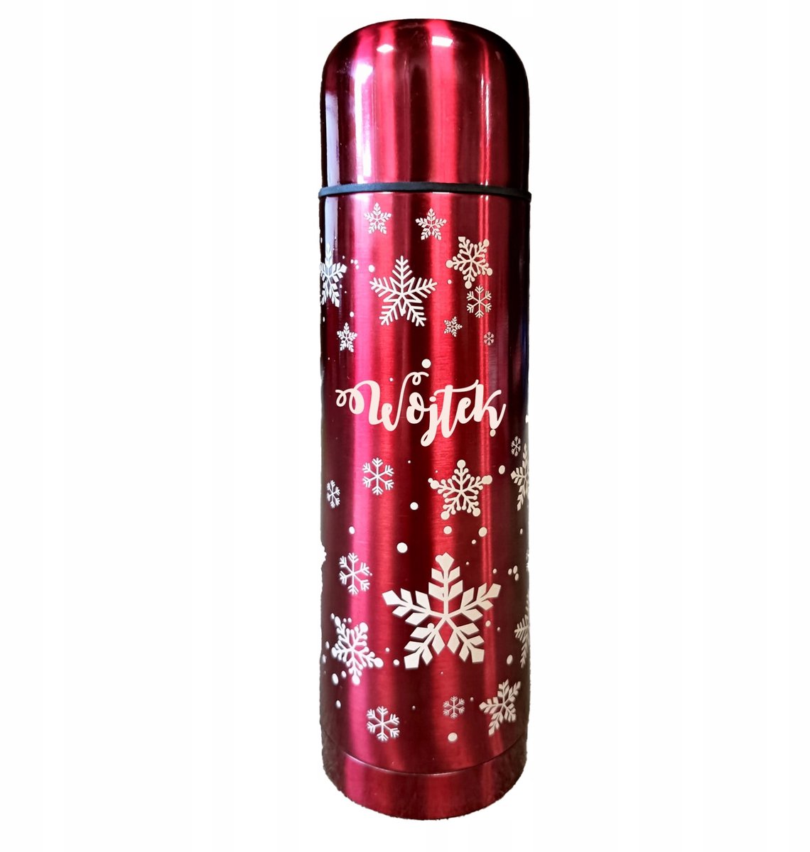 Gepersonaliseerde Thermosbeker 500 ml - Rood, met naam of logo