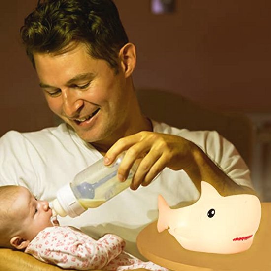 Nachtlampje Haai voor Kinderen - Slechtlicht voor Meisjes en Jongens - Perfect als Kerstcadeau en Kamerdecoratie — afbeelding 3