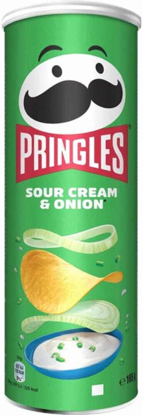 Pringles Chips Sour Cream & Onion - 3 x 165 gr - Voordeelverpakking