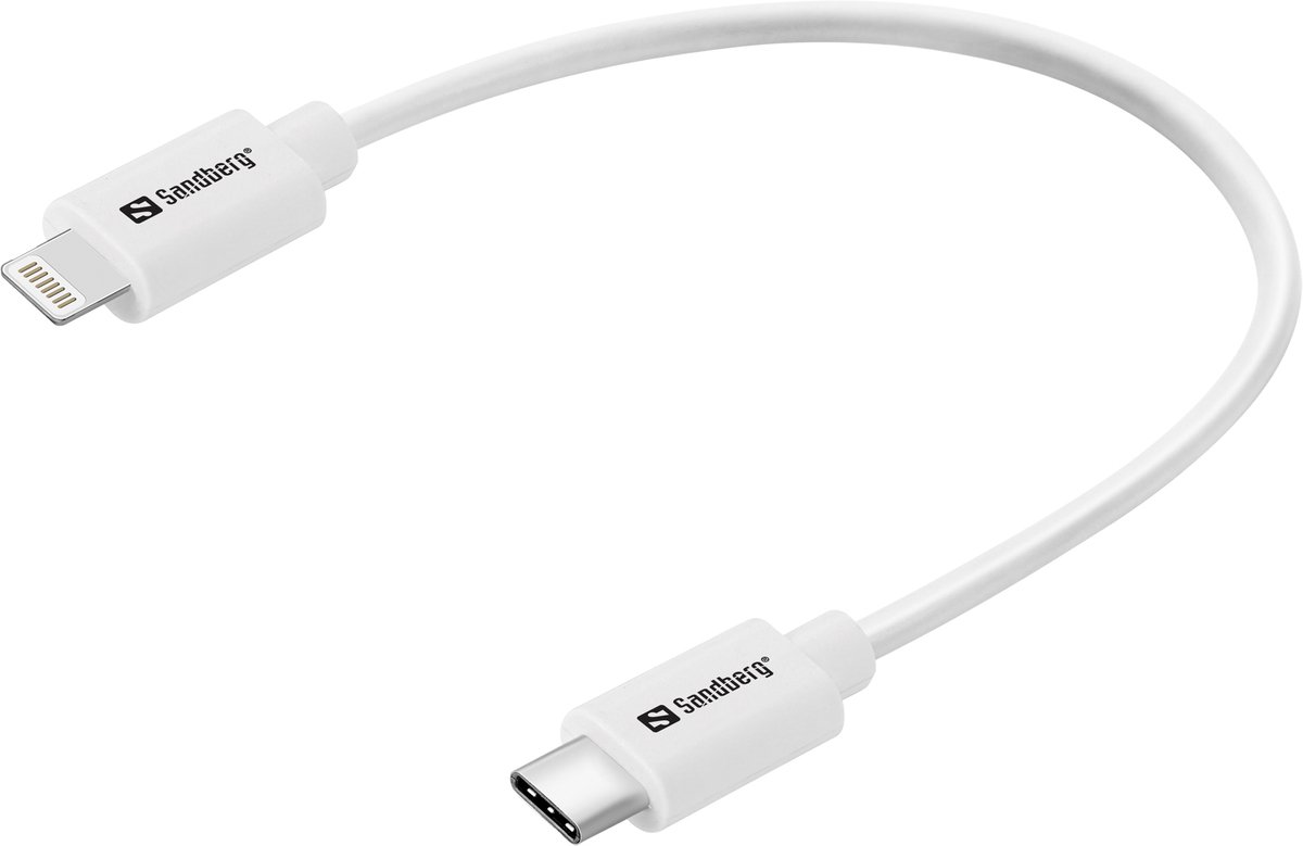 Sandberg USB-C PD to Lightning MFI 0.2M
