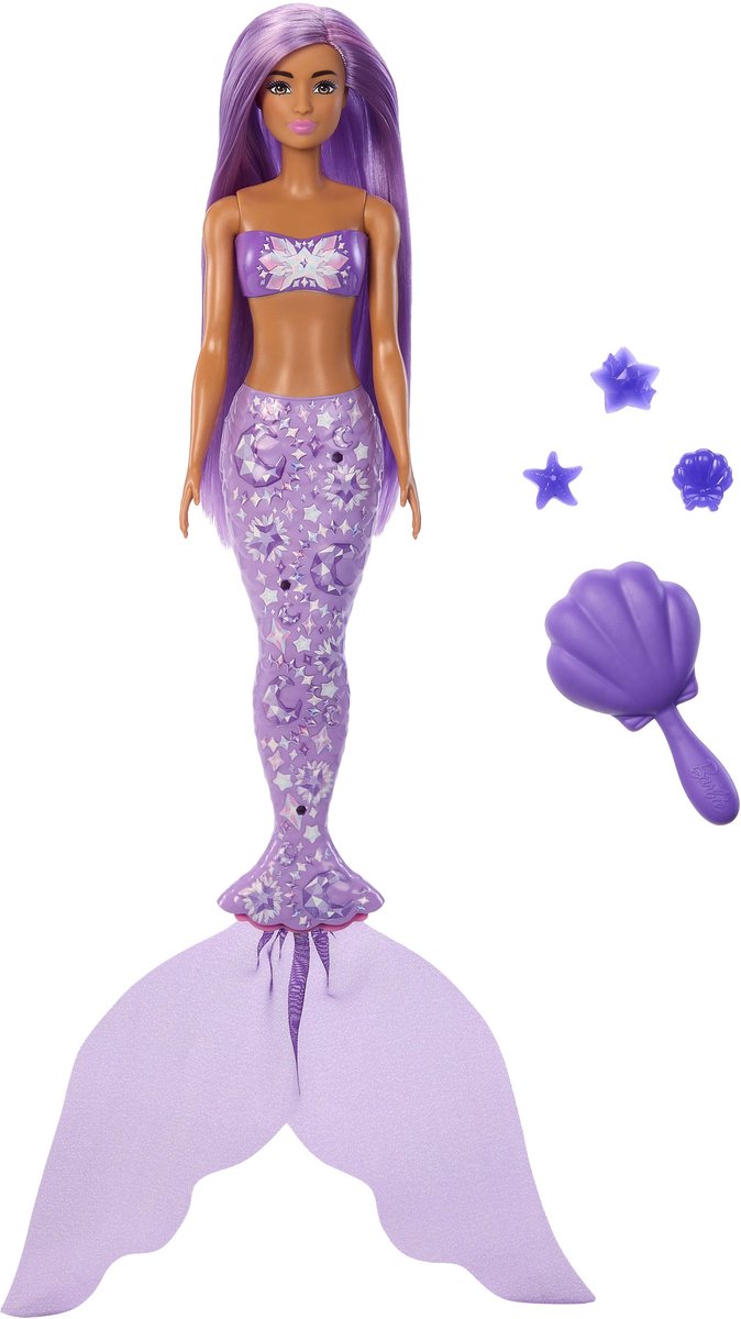 Barbie Color Reveal Zeemeerminserie - Pop en Accessoires met 6 Verrassingen — afbeelding 2