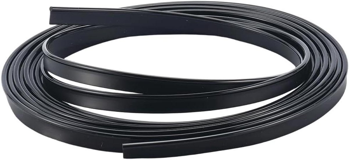 TTGoods - Auto Moulding Strip 5M Zelfklevend Zwart PVC | Krasbestendig | Universeel | Decoratieve Trim voor Auto Interieur