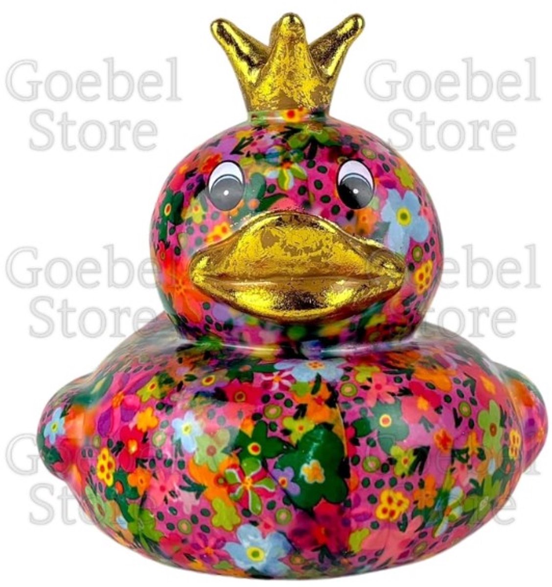 Pomme Pidou Spaarpot Eend Ducky Standaard 004 (14x14x14cm - Keramiek)
