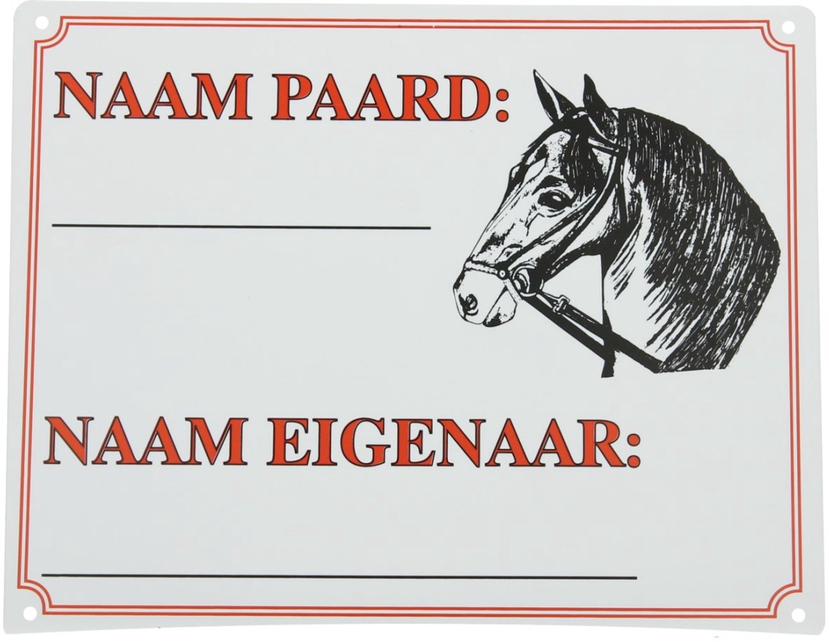 Epplejeck Bord Epplejeck Naam Paard/eigenaar