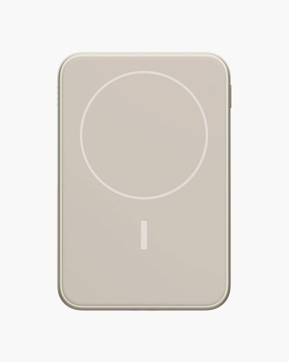 Fresh Magnetische Powerbank Draadloos 5000 mAh Silky Sand - afbeelding 3