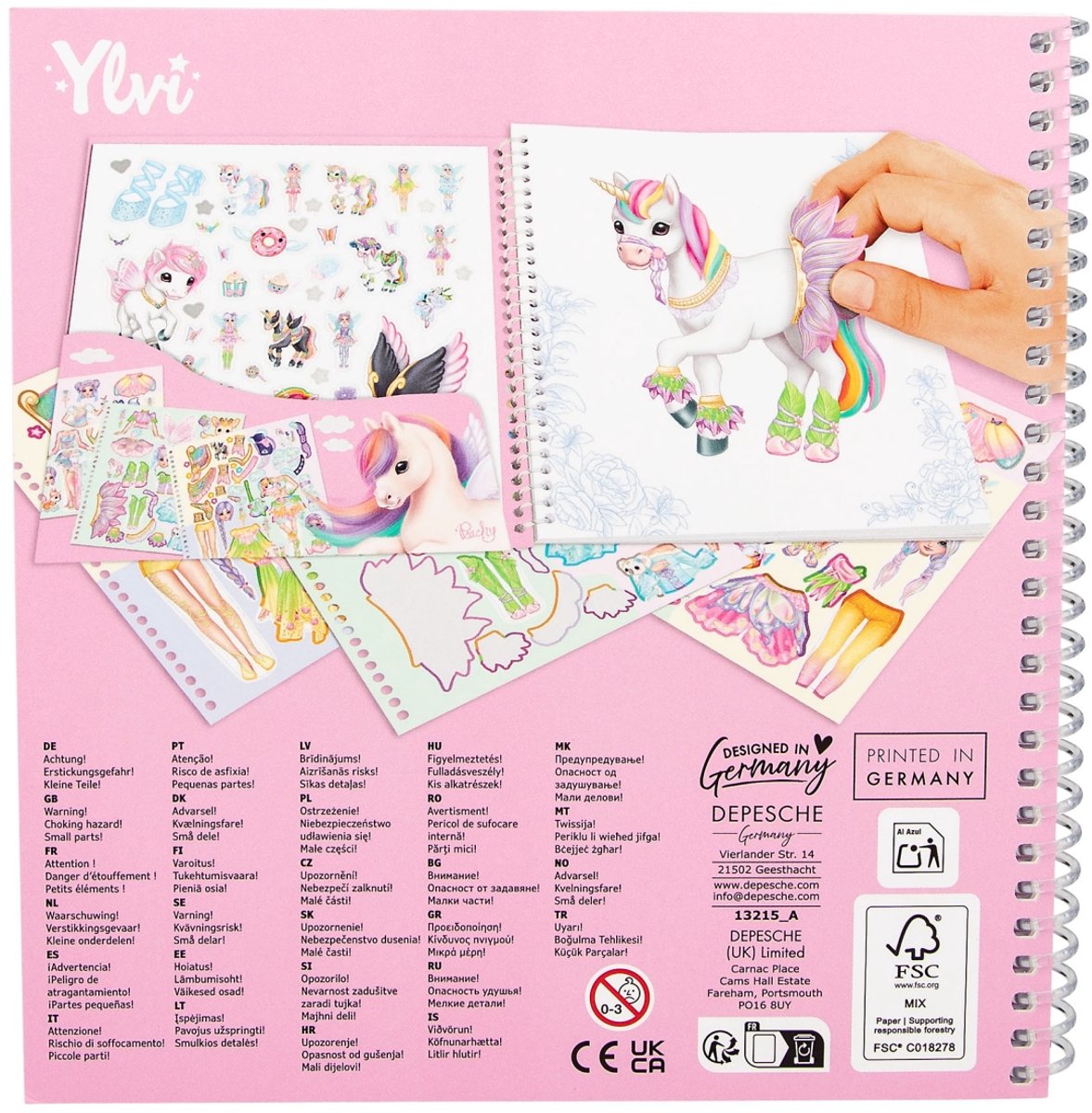 Ylvi dress me up stickerboek (6558941) — afbeelding 2