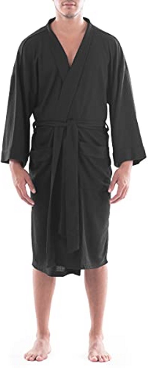 Waffle Kimono Robe voor heren - Comfortabele badjas