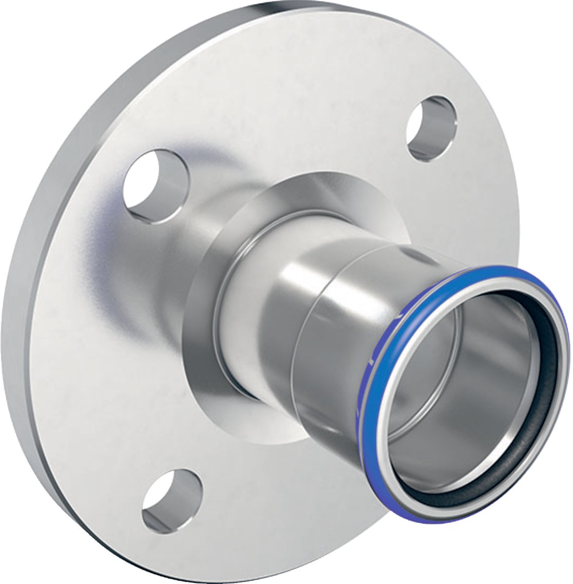 Geberit Mapress roestvrij staal flens PN 10/16, met persmof, DN 15, 33733