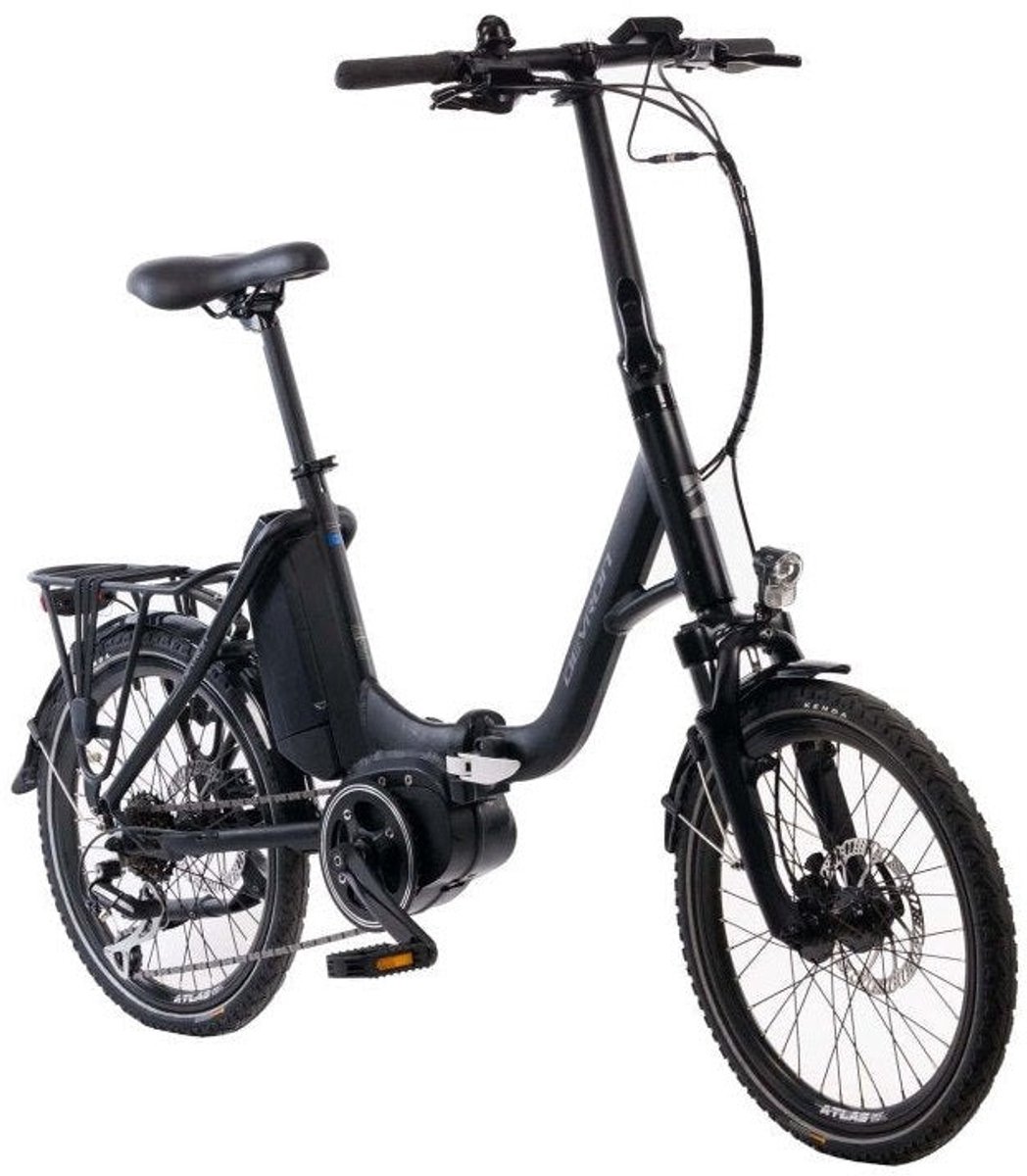 Qivelo Devron Fold – Zwart – Elektrische Vouwfiets 324Wh