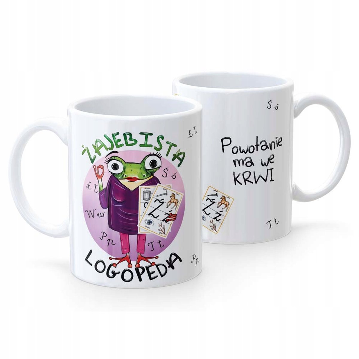 Unieke Mok Cadeau Logopedist - Wit Keramiek - Vaatwasserbestendig