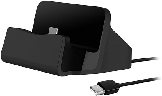 USB-C Dockingstation Met Draaibare Stekker – Laad En Sync Makkelijk, Incl. Kabel