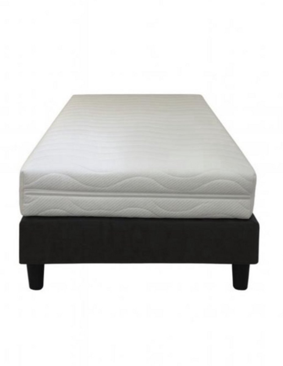 Losse boxspring met matras - 95x190 + (Verkrijgbaar in Zwart, Antraciet, Licht Grijs en Be