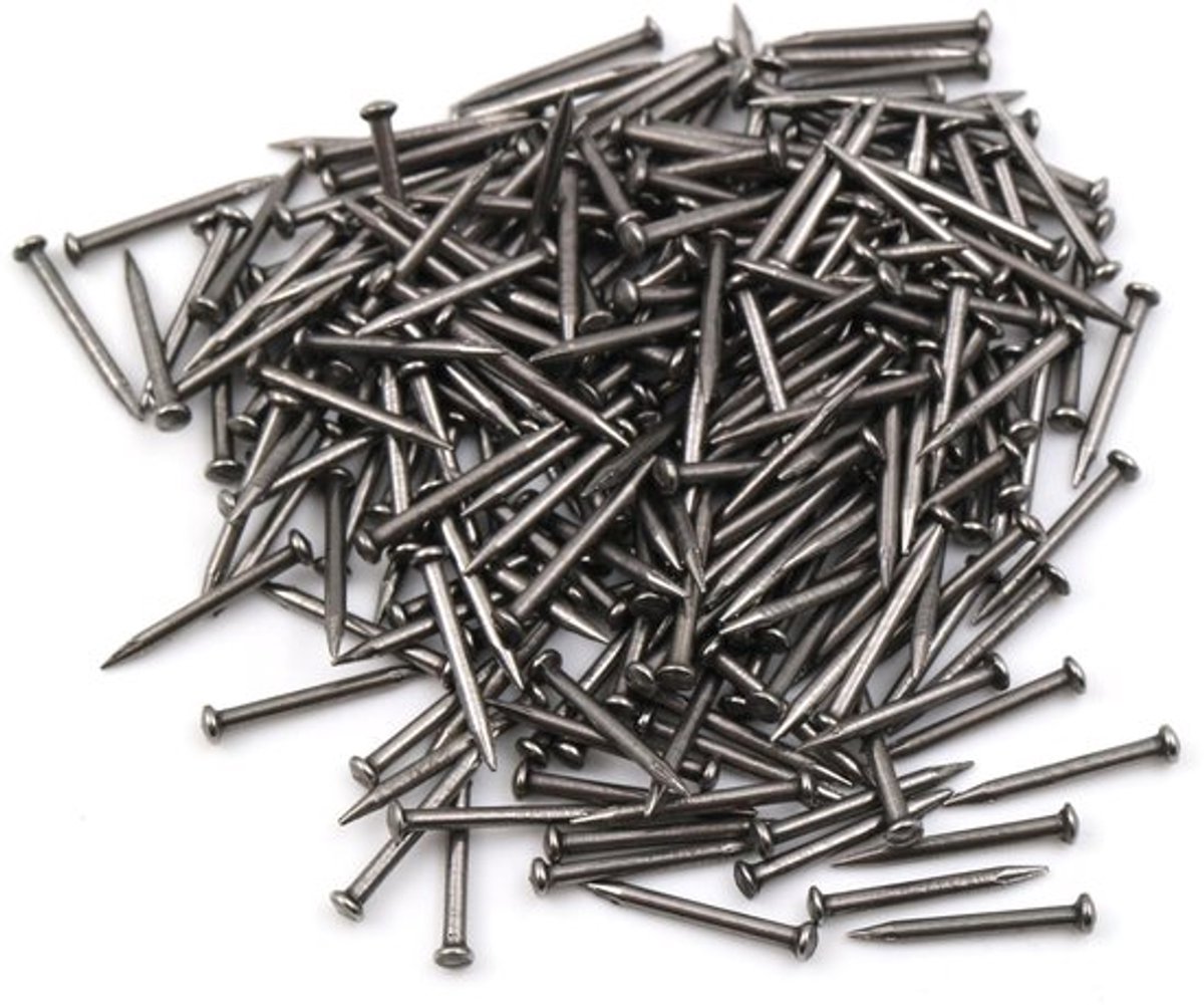 100 Stalen Pennen 1,2 x 12 mm - Lenskop - Blank