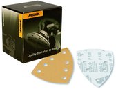 Papier de Papier de verre MIRKA Gold Delta 100x152mm avec 7 trous - P240