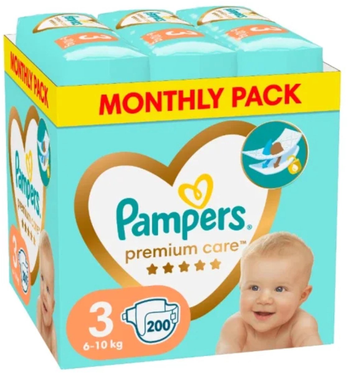 Pampers Premium Care Maandbox maat 3