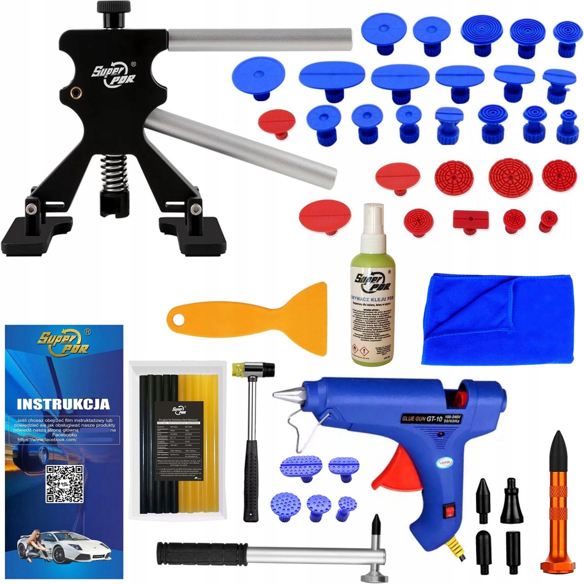Professionele Deuk Verwijderaar Set - PDR Gereedschap