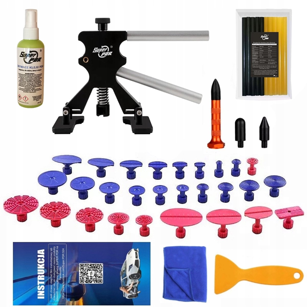 PDR Deuk Verwijderaar Set - Professionele Reparatie Kit