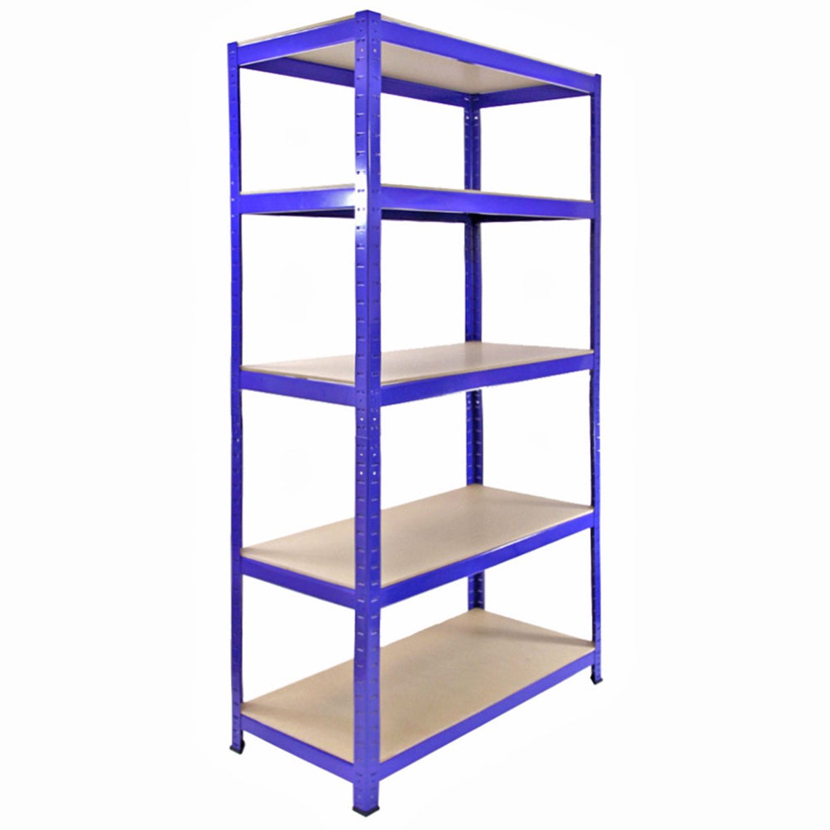 4x Blauwe T-Rax Rekken 90cm, 3360kg Draagkracht, Garage & Opslag